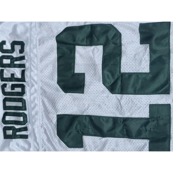 Green Bay Packers Aaron Rodgers 12 NFL Football Jersey Mens 52 Reebok Super Bowl - Picture 8 of 9